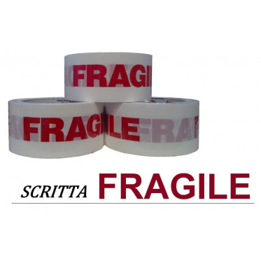 NASTRO ADESIVO STAMPA FRAGILE, 48 MMX60 MT